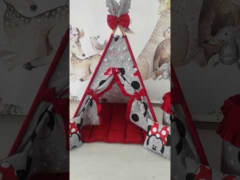 Вигвам для девочки Tippie Minnie Mood с теплым матрасиком - фото 1 - id-p2619860960