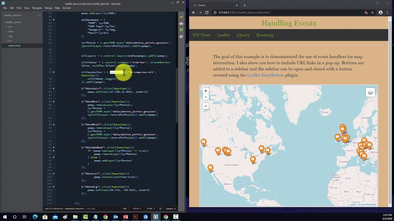 Leaflet Map Example 6
