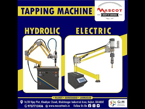 Hydraulic Flexi Arm Vertical Tapping Machine