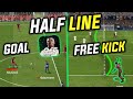 How to score Freekick from half line | how to score a goal from the center | fc mobile