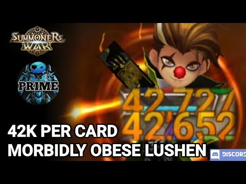 @GenesisPrime 42k Per Card Morbidly Obese Lushen - Summoners War