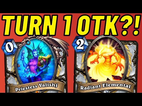 TURN 1 OTK!!! Hearthstone FTK! NOT CLICKBAIT!