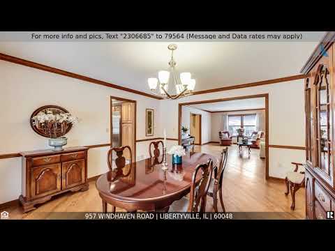 Priced at $544,900 - 957 Windhaven Road, Libertyville, IL 60048