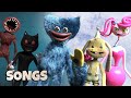 🎵 The Best of horror creatures: Huggy Wuggy, Rainbow Friends, Cartoon cat, Doors and others
