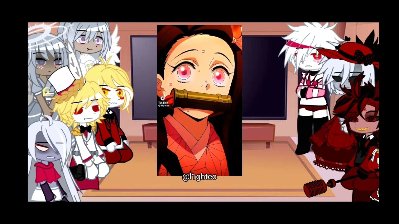 ★\\hazbil hotel reacciónan a new lowers lords as nezuko // edits no mio! || shizaki. studios99||•••★