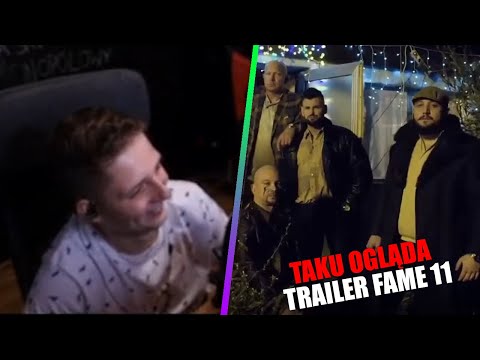 TAKU OGLĄDA TRAILER FAME MMA 11 🤣🔥