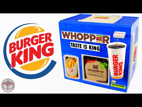 Burger King WHOPPER Meal Custom LEGO Machine | French Fries & Coca Cola