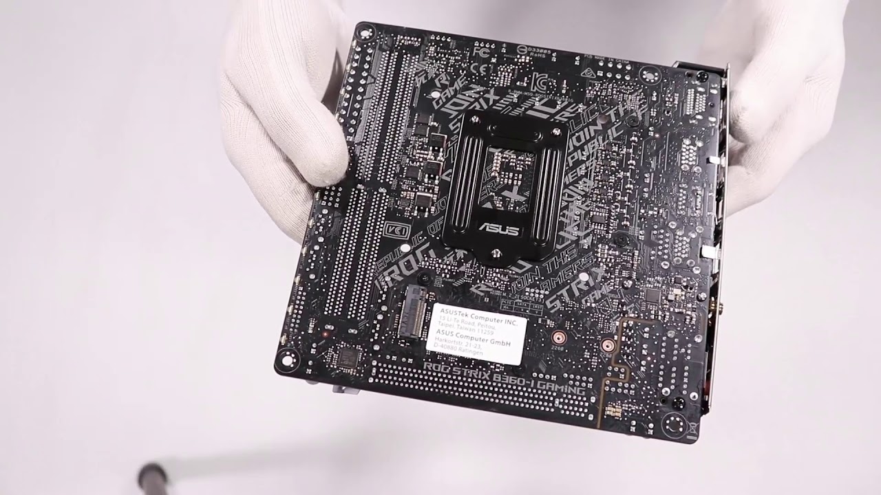 Материнская плата Asus ROG STRIX B360-I GAMING Soc-1151v2 B360 2xDDR4 1xPCI-E 16x 4 mini-ITX Retail