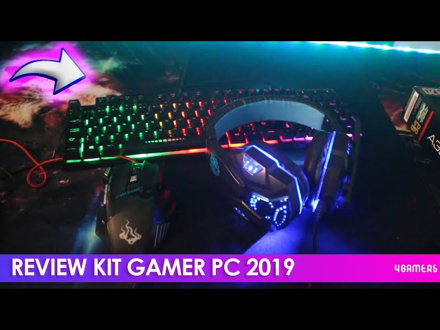 Mouse de Jogo 2400DPI Teclado Gamer Semi Mecânico Caixa de Som PC Black  Piano Gabinete Vidro Temperado - Hayom - Kit Gamer - Magazine Luiza