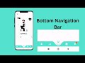 Custom Bottom Navigation Bar (Java) |CURVED BOTTOM NAVIGATION BAR Android Studio |Meow  Navigation