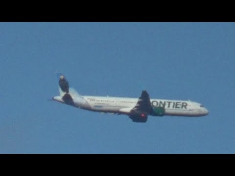 "Frontier" - Airbus A321-271NX - N609FR - Approaching from New York to San Juan