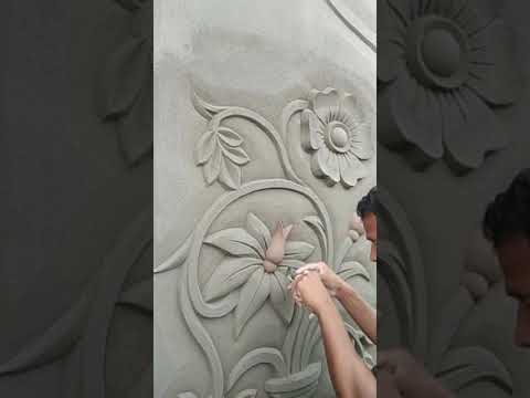 Awesome Wall plaster modeling