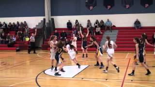 preview picture of video 'Hanover at Pembroke Girls Basketball game played on 1/20/15'
