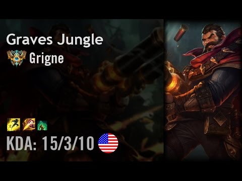Graves Jungle vs Rek'Sai - Grigne - NA Challenger Patch 6.8