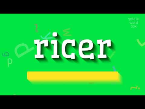 How to say "ricer"! (High Quality Voices)