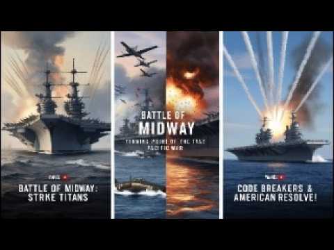 The Turning Tide: The Battle of Midway's Decisive Moments #battleoftheatlantic #battleofmidway