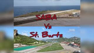 Caribbean Island Runway Comparisons: Saba vs. St. Barts