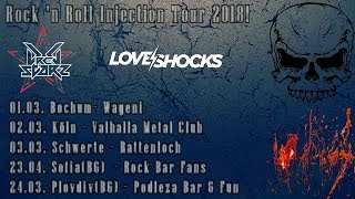 Dreg Starz/Loveshocks - Rock 'n Roll Injection Tour 2018 - Teaser!