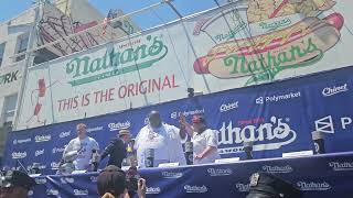 NATHAN'S LEMONADE CHUG #Nathanlemonadechug