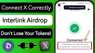 The RIGHT Way to Connect X (Twitter) to InterLink Airdrop | Don't Lose Your Tokens
