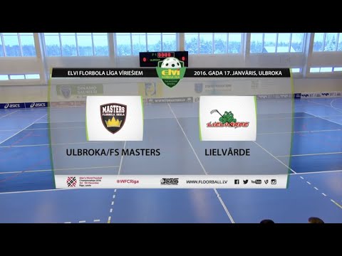 ELVI florbola līga: Ulbroka/FS Masters - Lielvārde (17.01.2016)