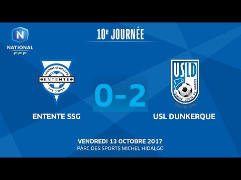J10 : Entente SSG - USL Dunkerque (0-2), le replay