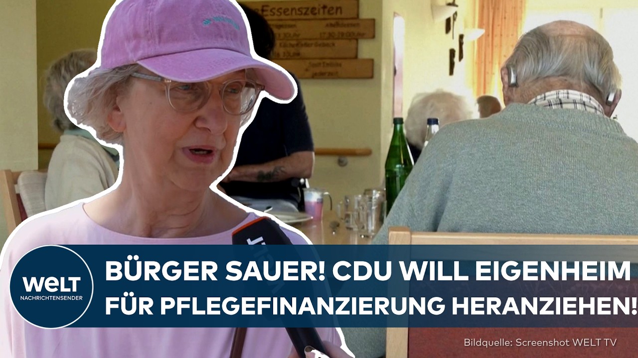PFLEGE: Bürger sauer! CDU will jetzt auch das Eigenheim bei der Finanzierung heranziehen!
