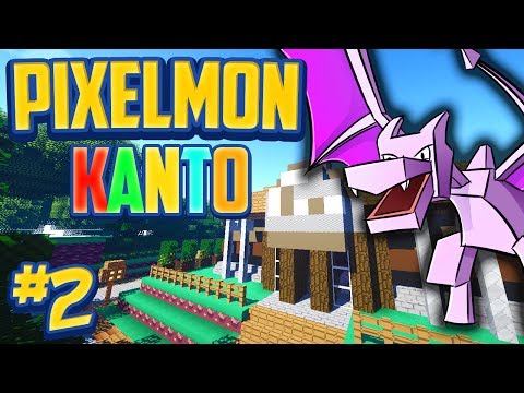 Minecraft Pixelmon Kanto Edition "Pewter City Gym!" - Episode 2!