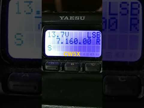 Contacto qrp 5w con CW5X, faro José Ignacio, Maldonado, Uruguay.