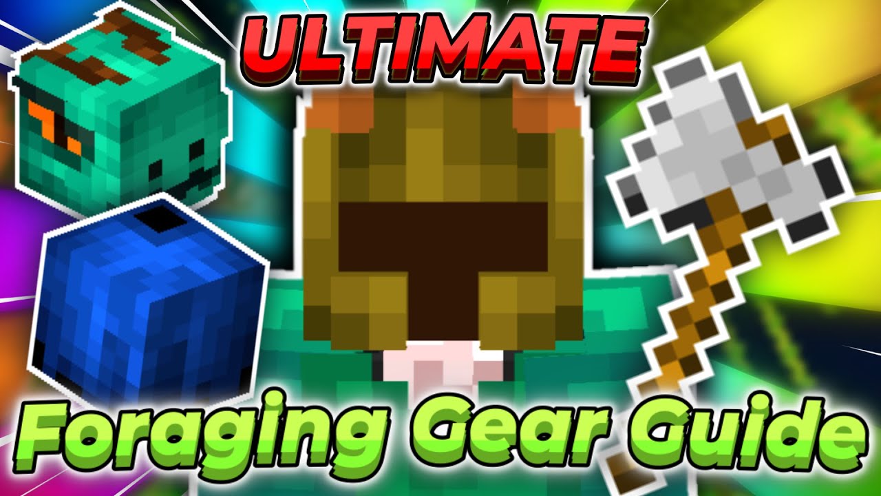 Ultimate Guide To Foraging Gear!! | Hypixel SkyBlock Tutorial