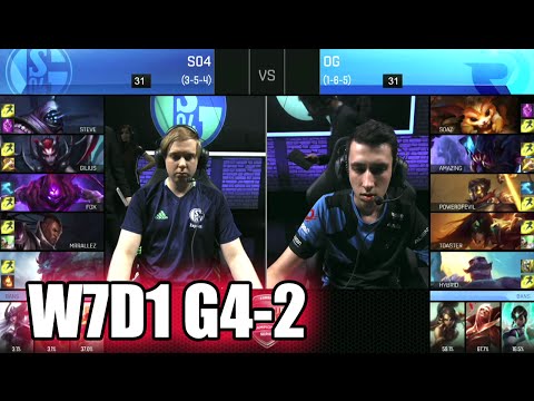 Origen vs FC Schalke 04 | Game 2 S6 EU LCS Summer 2016 Week 7 Day 1 | OG vs S04 G2 W7D1 1080p