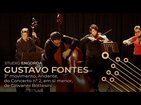 Studio Encorda - Gustavo Fontes - 3º movimento, Andante, do Concerto nº 2, em si menor