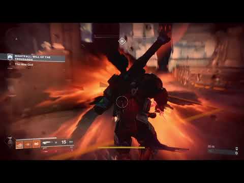Solo Prestige Nightfall Boss Fight (Will of the Thousands)