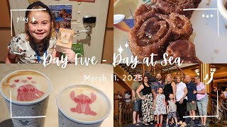 Day 5 on the Disney Fantasy: Day at Sea - Disney Cruise Line, March 2025