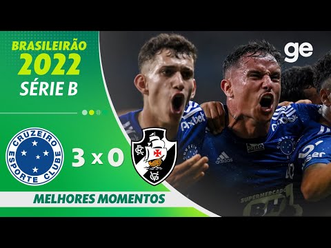 CRUZEIRO 3 X 0 VASCO | MELHORES MOMENTOS | 31ª RODADA BRASILEIRÃO SÉRIE B 2022 | ge.globo