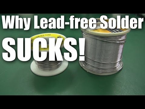 60/40 versus unleaded solder