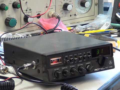 Rotel RVC240 (UK) CB radio (CB27/81) -  On The AIr Test