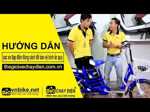 Hướng dẫn sạc xe đạp điện đúng cách