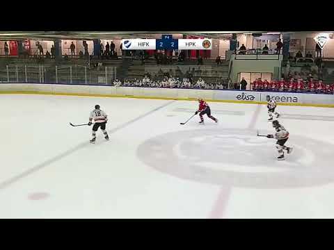 1.9.2023 / Finland U20 / Big open ice hit / HIFK - HPK [No Sound]