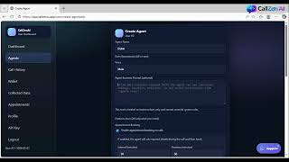 Call Zen AI - www.callzenai.app | how to create agent just in 5 steps
