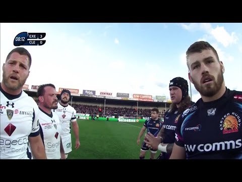 Exeter Chiefs vs Clermont rugby 16.10.2016 European Rugby Champions Cup HD