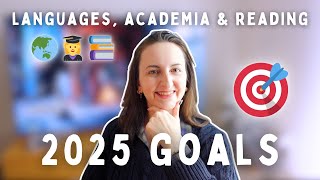 All of my GOALS FOR 2025 🎯 Language Study 🇯🇵🇨🇳🇷🇺, Academia 🎓, Reading 📚