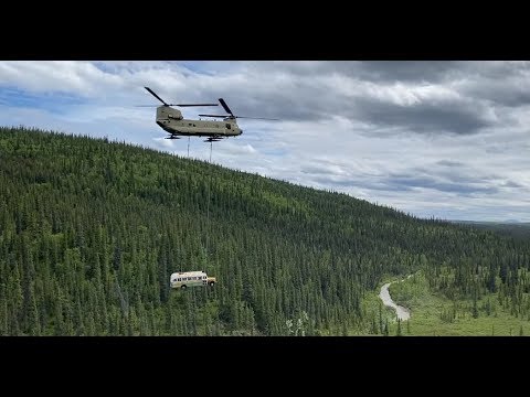 ‘Into the Wild’ Bus Seen as a Danger Is Airlifted From the Alaskan Wild