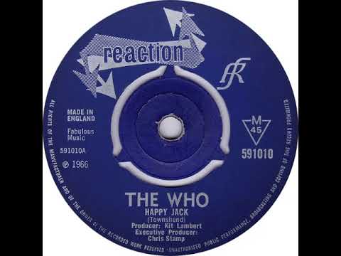 UK New Entry 1966 (399) The Who - Happy Jack