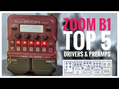 Zoom B1 Four - Preamps & Drivers - No Talk
