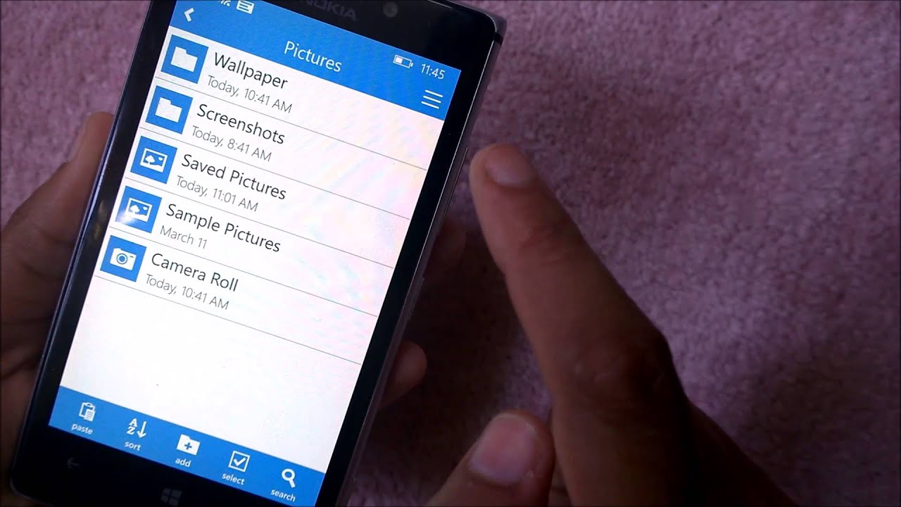 Briefcase - File Explorer app for Windows Phone - YouTube