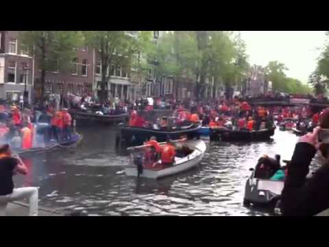 King's day in Amsterdam 26 april 2014