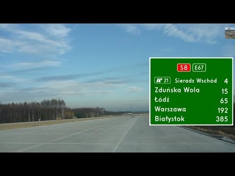 Droga Ekspresowa / Expressway S8 Złoczew - Sieradz