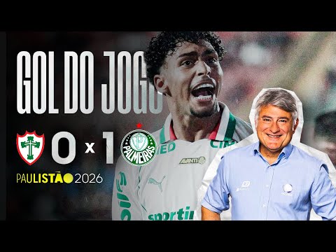 HD | Portuguesa 0x1 Palmeiras | Paulistão 2026 na voz de CLÉBER MACHADO