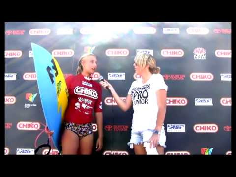 CHIKO Pro Junior Womens Quarter Finals Heat 4 Winner- Ellie-Jean Coffey
